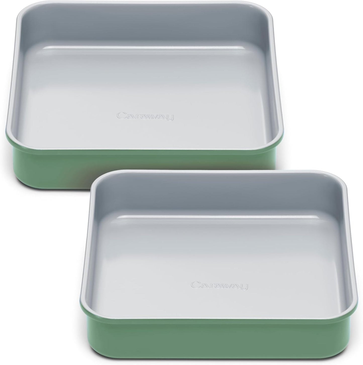Caraway Non-Stick Ceramic 9” Square Pan - Naturally Slick Ceramic Coating - Non-Toxic, PTFE & PFOA Free - Perfect for Brownies, Lemon Bars, Cakes, & More - Navy