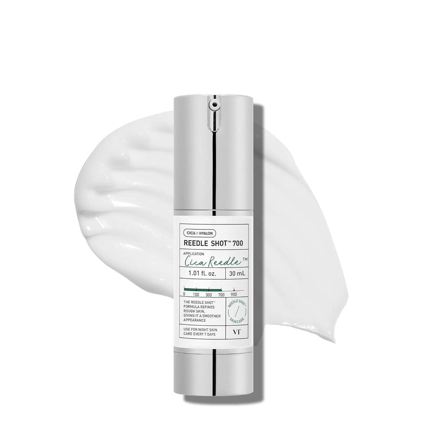 VT COSMETICS CICA Reedle Shot 100, Spicule Microneedling Serum for Pore Care & Exfoliation, Exosome, Centella Asiatica for Glass Skin, Skin Texture, Korean Liquid Skin Booster (1.69 Fl Oz / 50ml)