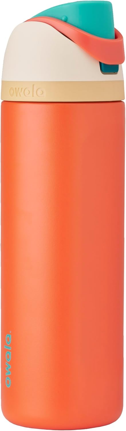 Owala Disney Princess FreeSip Insulated Stainless Steel Water Bottle with Straw for Sports and Travel, BPA-Free Sports Water Bottle, 24 oz, Rapunzel