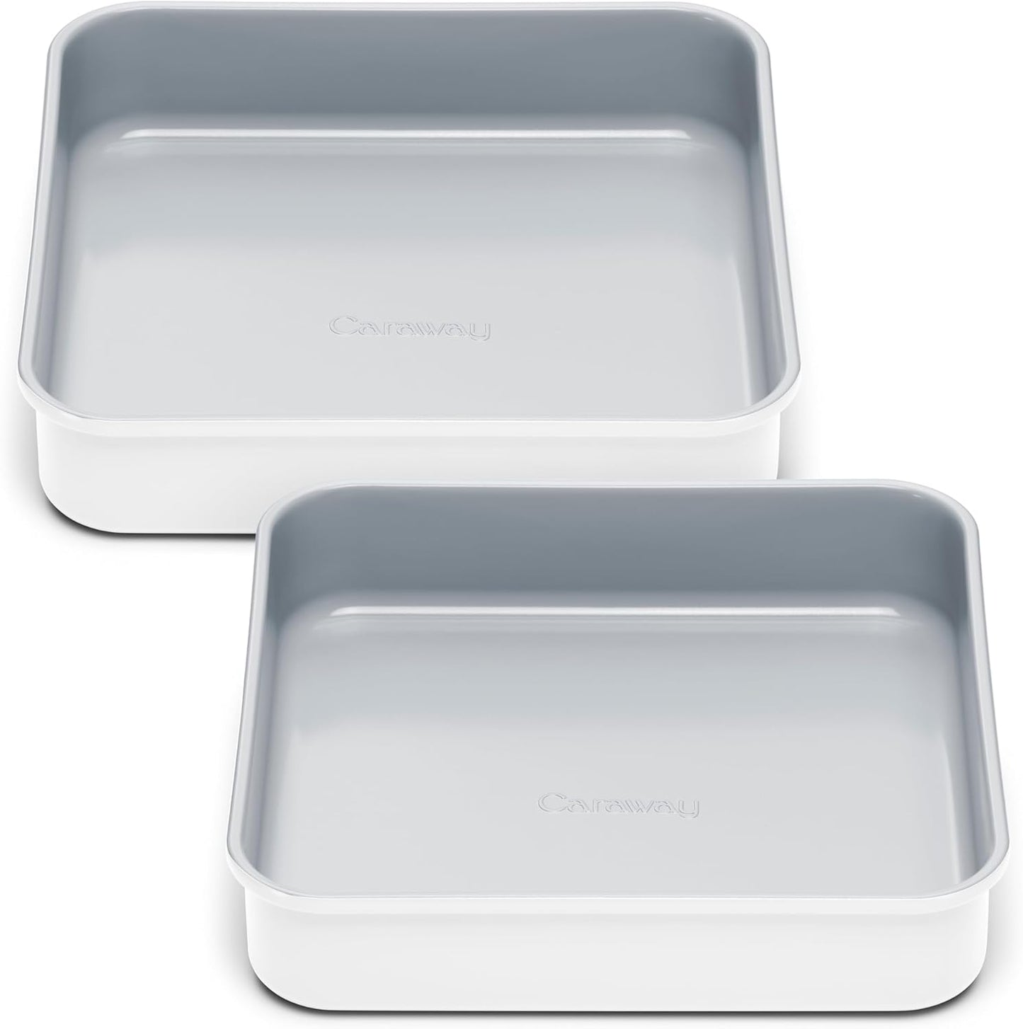Caraway Non-Stick Ceramic 9” Square Pan - Naturally Slick Ceramic Coating - Non-Toxic, PTFE & PFOA Free - Perfect for Brownies, Lemon Bars, Cakes, & More - Navy