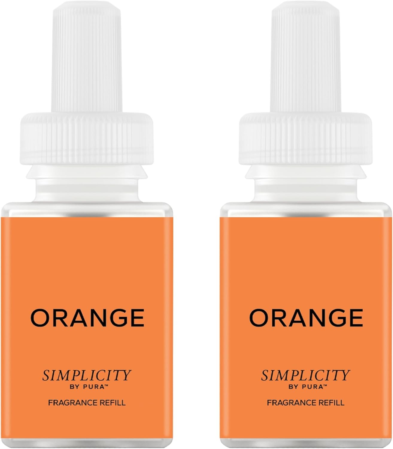 Pura & Simplicity Home Scent Refill - Smart Air Diffuser - Up to 120-Hours of Luxury Fragrance per Refill - Home Essential - Clean & Safe Diffuser Fragrance - 2 Pack, Vanilla