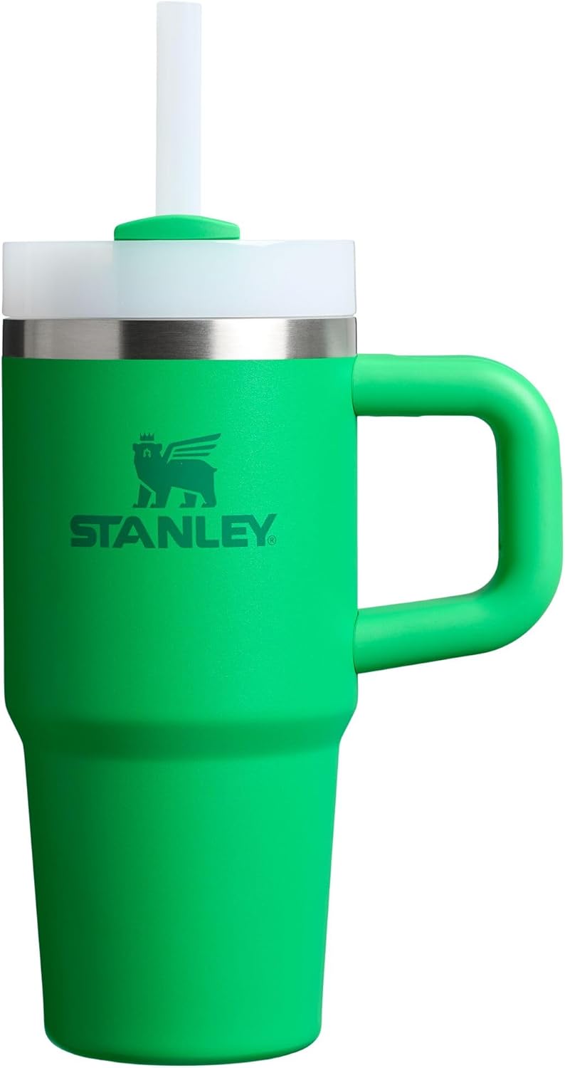 STANLEY Quencher H2.0 Tumbler with Handle and Straw 40 oz | Flowstate 3-Position Lid | Cup Holder Compatible for Travel | Insulated Stainless Steel Cup | BPA-Free | Cherry Blossom