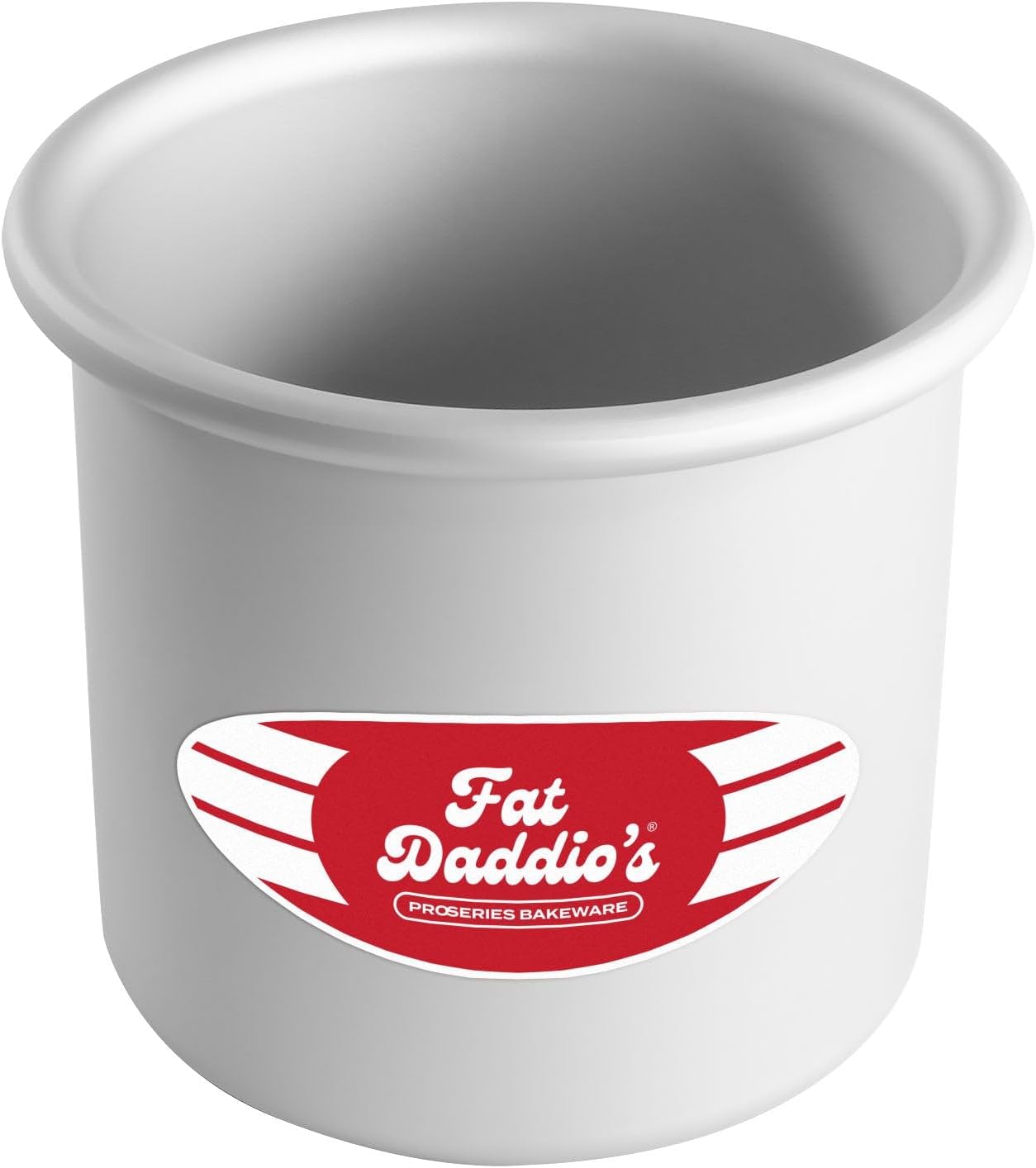 Fat Daddio's Anodized Aluminum Round Cake Pans, 2 Piece Set, 8 x 2 Inch