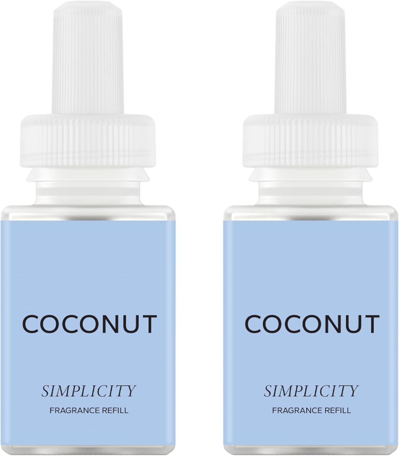 Pura & Simplicity Home Scent Refill - Smart Air Diffuser - Up to 120-Hours of Luxury Fragrance per Refill - Home Essential - Clean & Safe Diffuser Fragrance - 2 Pack, Vanilla
