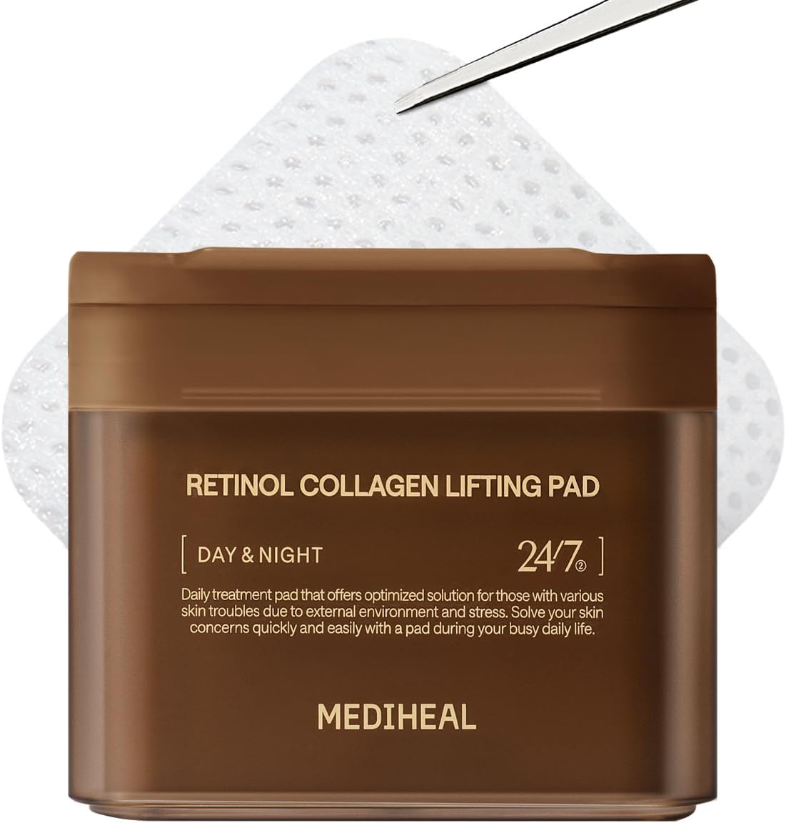 MEDIHEAL Toner Pads 100 Count - Madecassoside Blemish Care Toner Pad with Centella Asiatica - Improves Uneven Skin Tone & Deep Hydration - Vegan Hypoallergenic Face Gauze, Korean Skin Care