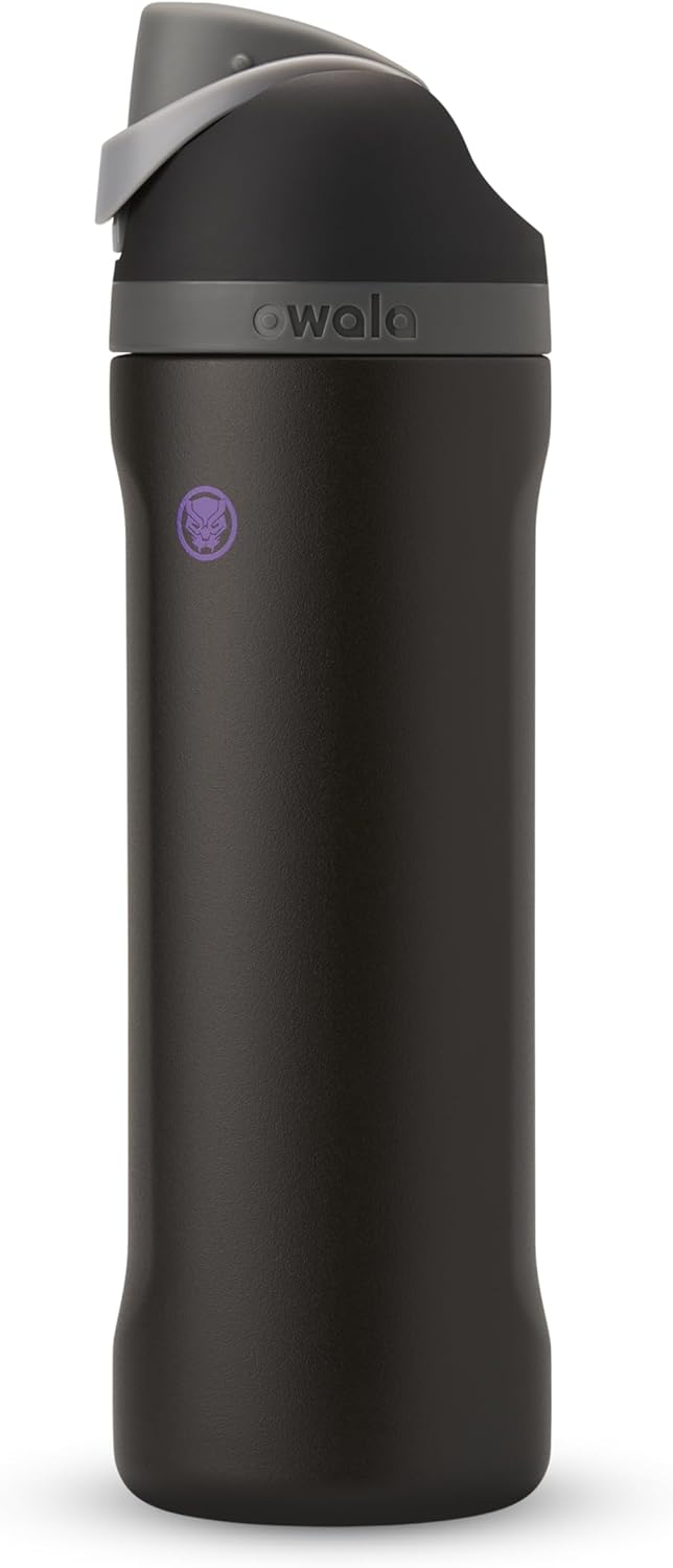 Owala Disney Princess FreeSip Insulated Stainless Steel Water Bottle with Straw for Sports and Travel, BPA-Free Sports Water Bottle, 24 oz, Cinderella