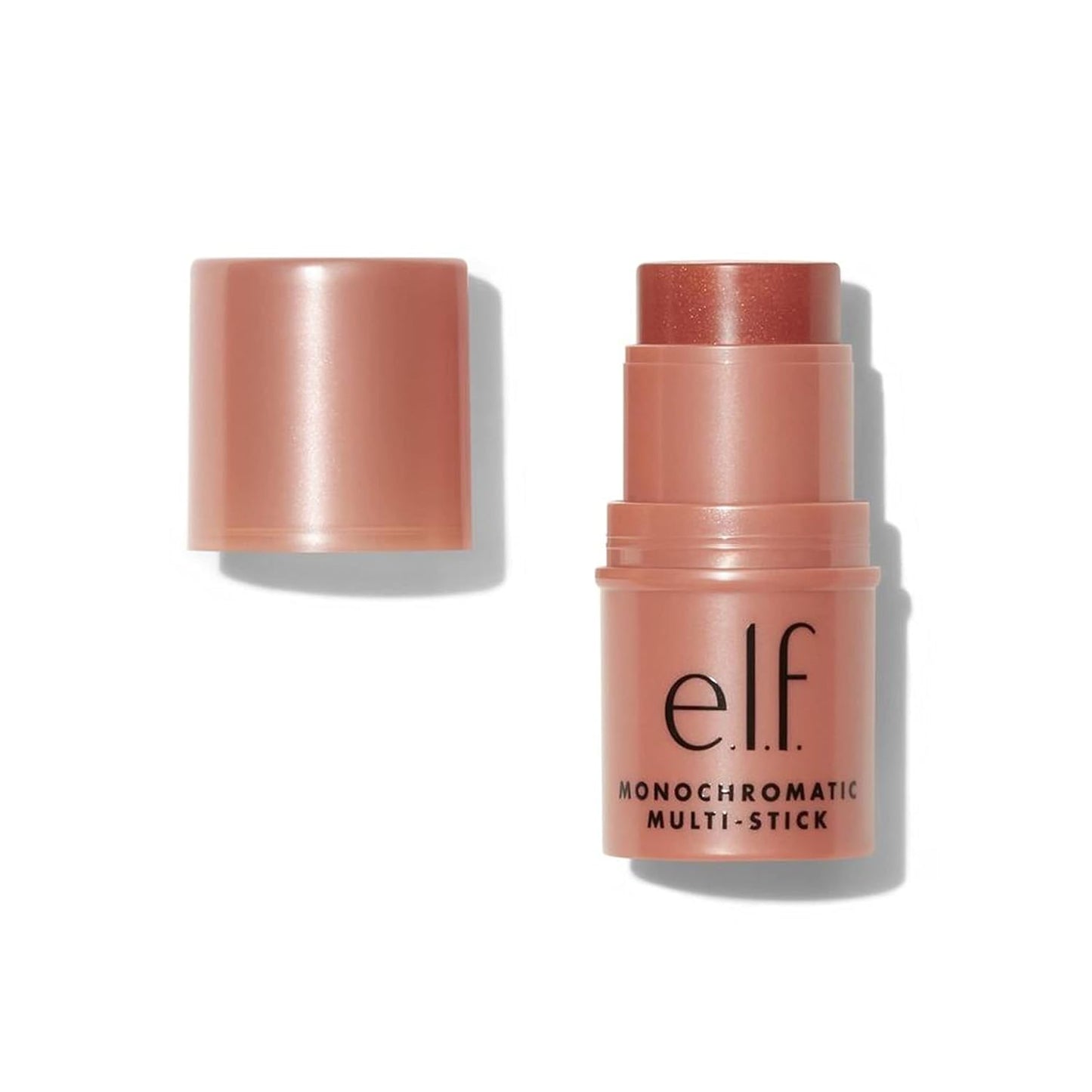 e.l.f. Monochromatic Multi Stick, Travel-Sized Luxuriously Creamy & Blendable Color, For Eyes, Lips & Cheeks, Vegan & Cruelty-Free, Dazzling Peony, 0.17 Oz