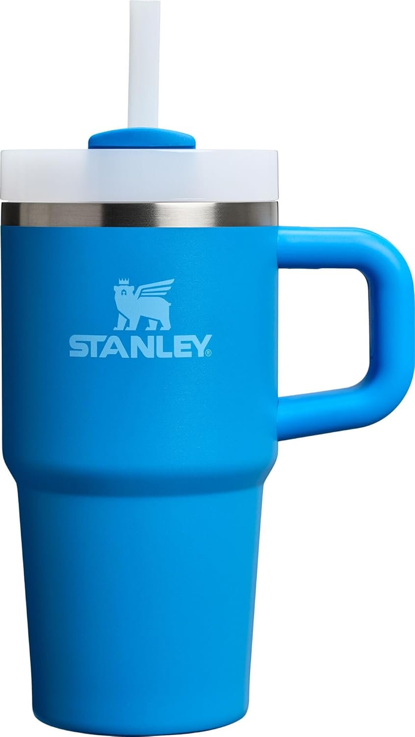 STANLEY Quencher H2.0 Tumbler with Handle and Straw 40 oz | Flowstate 3-Position Lid | Cup Holder Compatible for Travel | Insulated Stainless Steel Cup | BPA-Free | Cherry Blossom