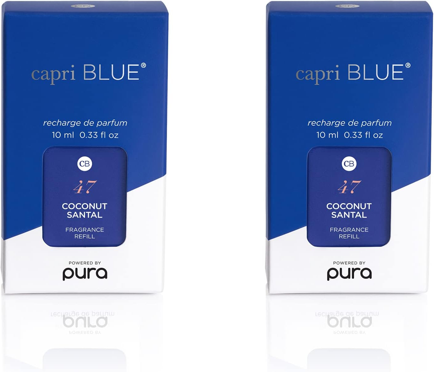 Capri Blue Pura Smart Home Plug-in Diffuser Refills – Includes 2 Capri Blue Pura Refills for Plug In Diffusers for Home - Long Lasting Luxury Scents - Volcano (Pack of 2)