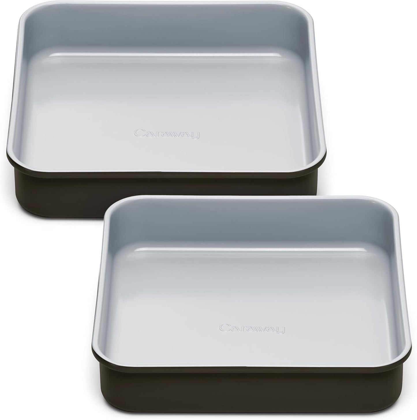 Caraway Non-Stick Ceramic 9” Square Pan - Naturally Slick Ceramic Coating - Non-Toxic, PTFE & PFOA Free - Perfect for Brownies, Lemon Bars, Cakes, & More - Navy