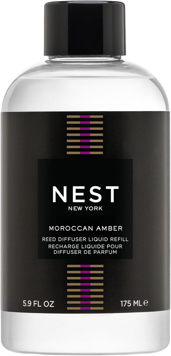 NEST New York Reed Diffuser Liquid Refill, Bamboo - 5.9 fl oz - Fragrance for Up to 90 Days - Flame Free