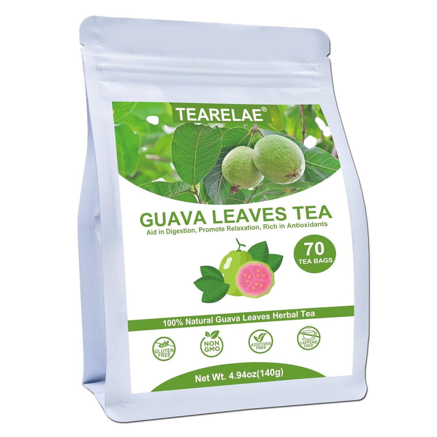 TEARELAE - Linden Tea Bags, 45 Count - Premium Natural Linden Flower & Leaf - Cut & Sifted Te de Tilo - Caffeine-free - Non-GMO - Soothing Herbal Tea for Evening Relaxation