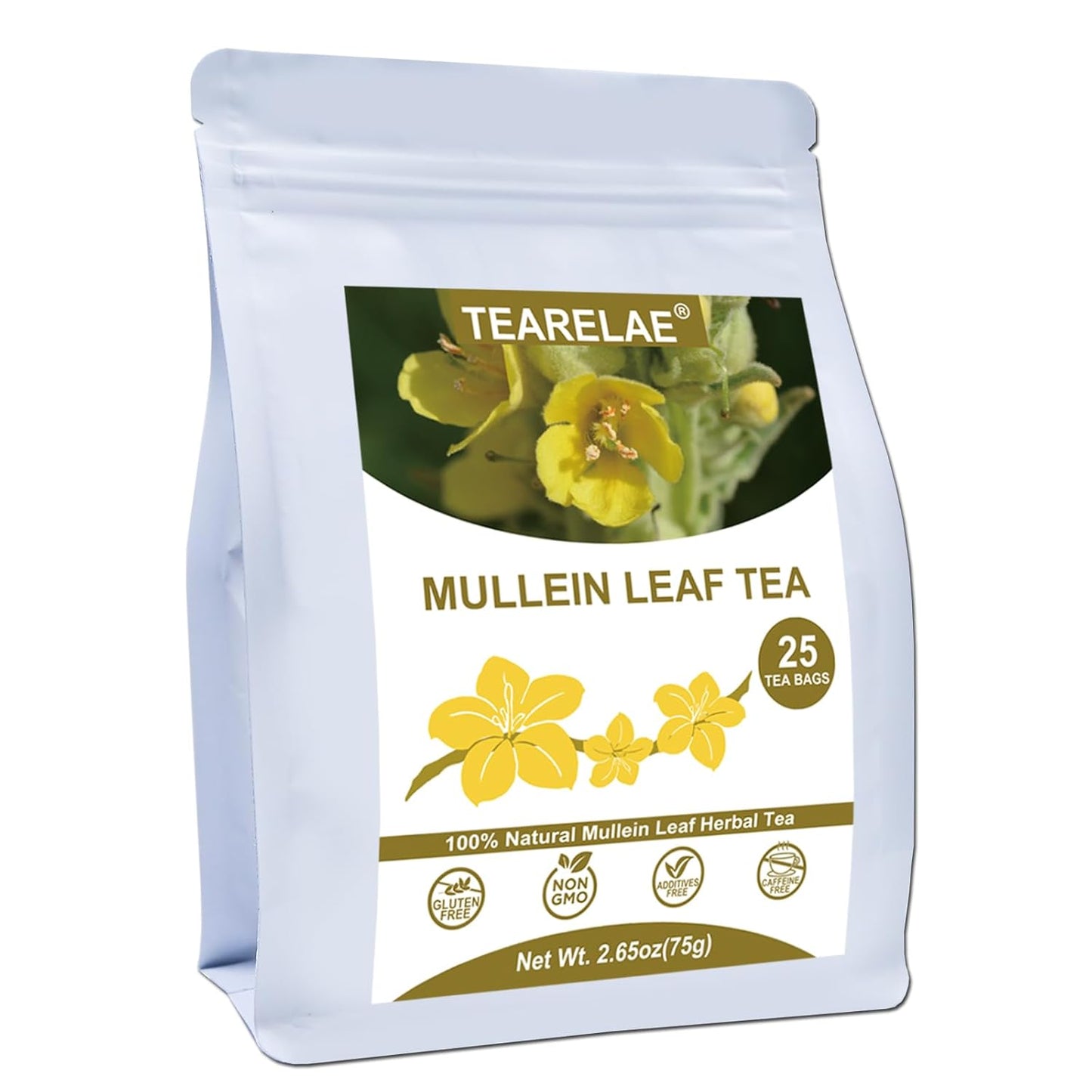 TEARELAE - Linden Tea Bags, 45 Count - Premium Natural Linden Flower & Leaf - Cut & Sifted Te de Tilo - Caffeine-free - Non-GMO - Soothing Herbal Tea for Evening Relaxation