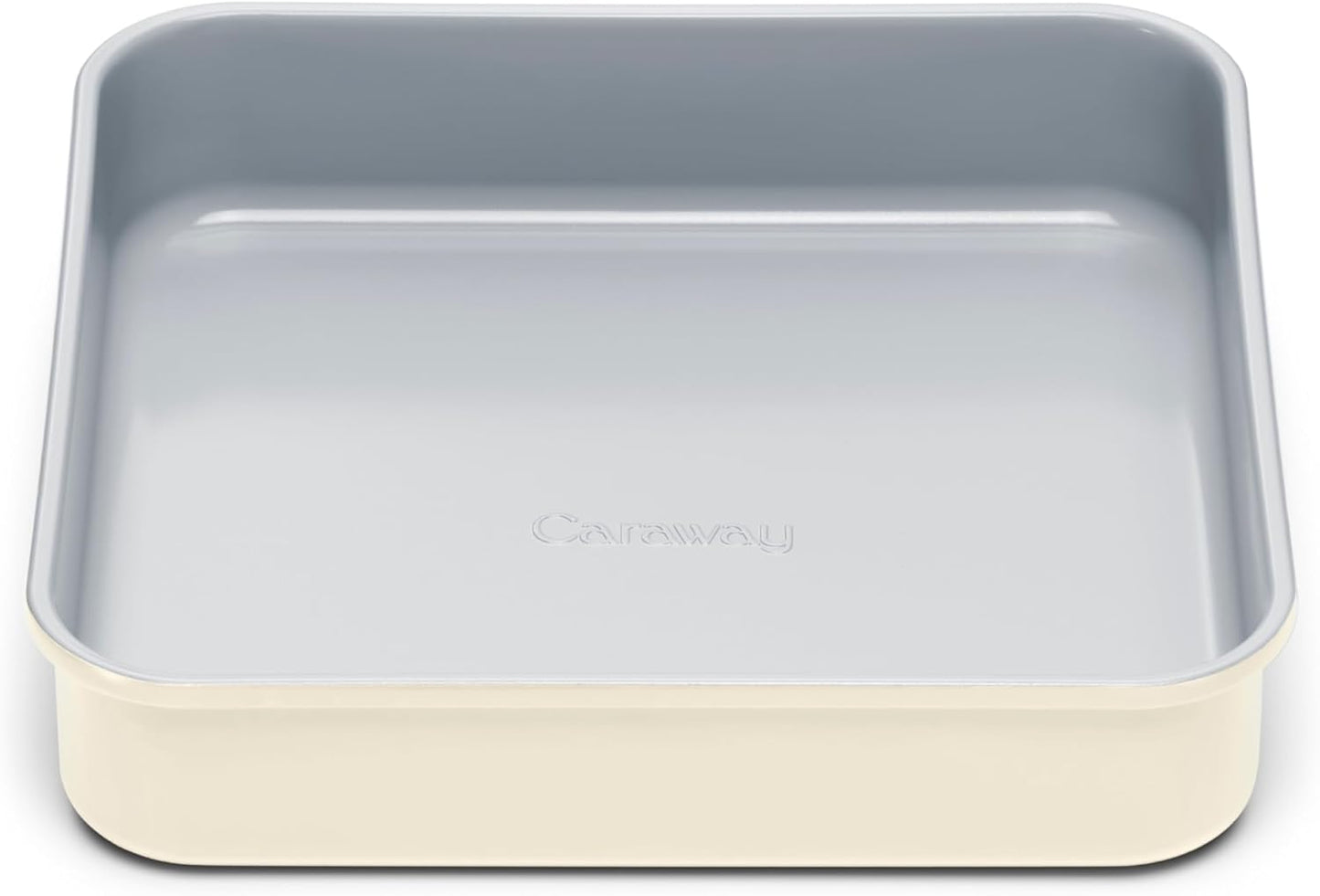 Caraway Non-Stick Ceramic 9” Square Pan - Naturally Slick Ceramic Coating - Non-Toxic, PTFE & PFOA Free - Perfect for Brownies, Lemon Bars, Cakes, & More - Navy