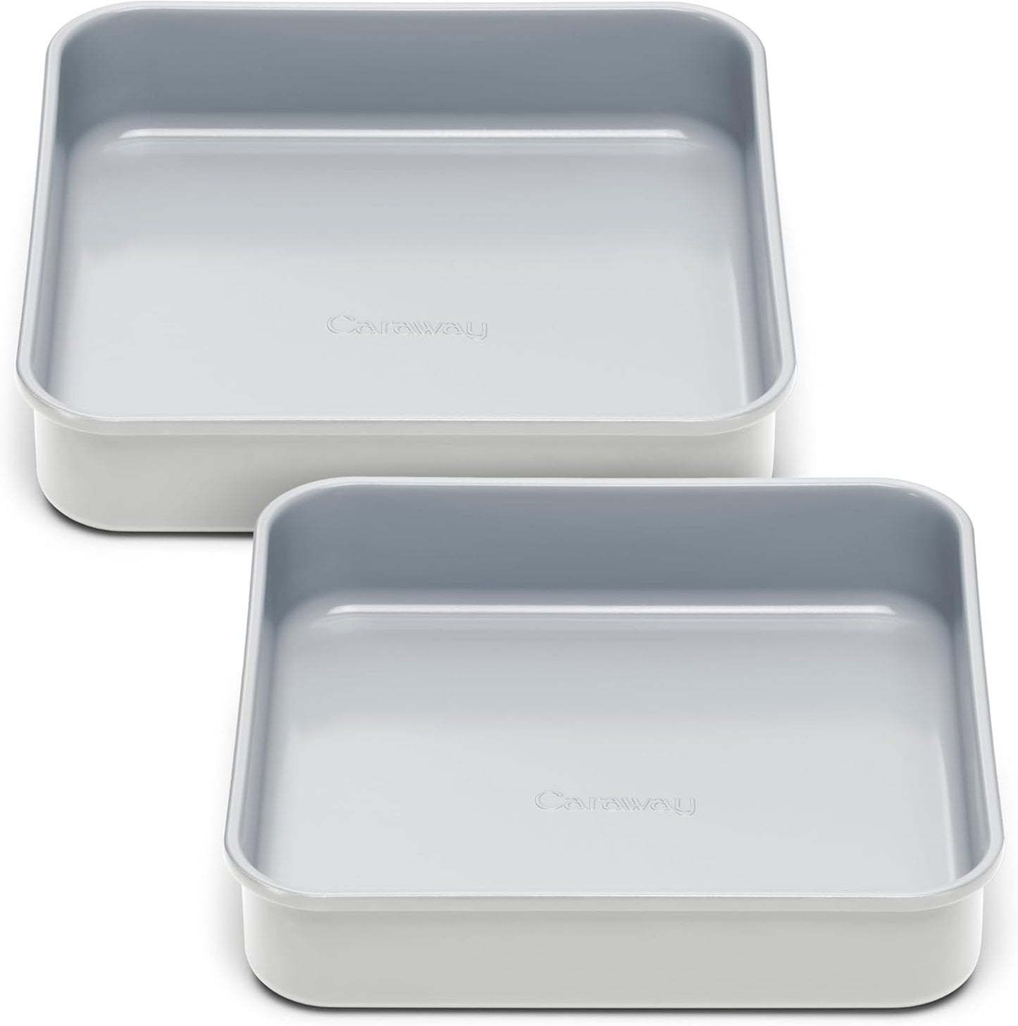 Caraway Non-Stick Ceramic 9” Square Pan - Naturally Slick Ceramic Coating - Non-Toxic, PTFE & PFOA Free - Perfect for Brownies, Lemon Bars, Cakes, & More - Navy
