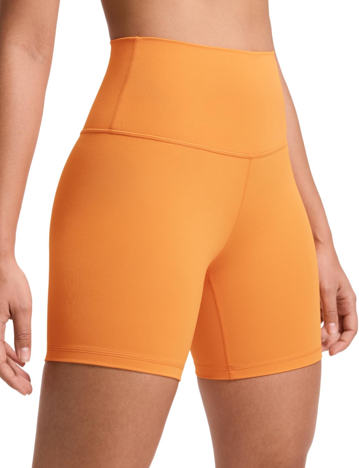 CRZ YOGA ButterLuxe Biker Shorts 6" - High Waisted Workout Running Volleyball Spandex Yoga Womens