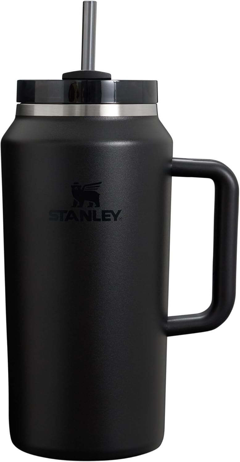 STANLEY Quencher H2.0 Tumbler with Handle and Straw 40 oz | Flowstate 3-Position Lid | Cup Holder Compatible for Travel | Insulated Stainless Steel Cup | BPA-Free | Cherry Blossom