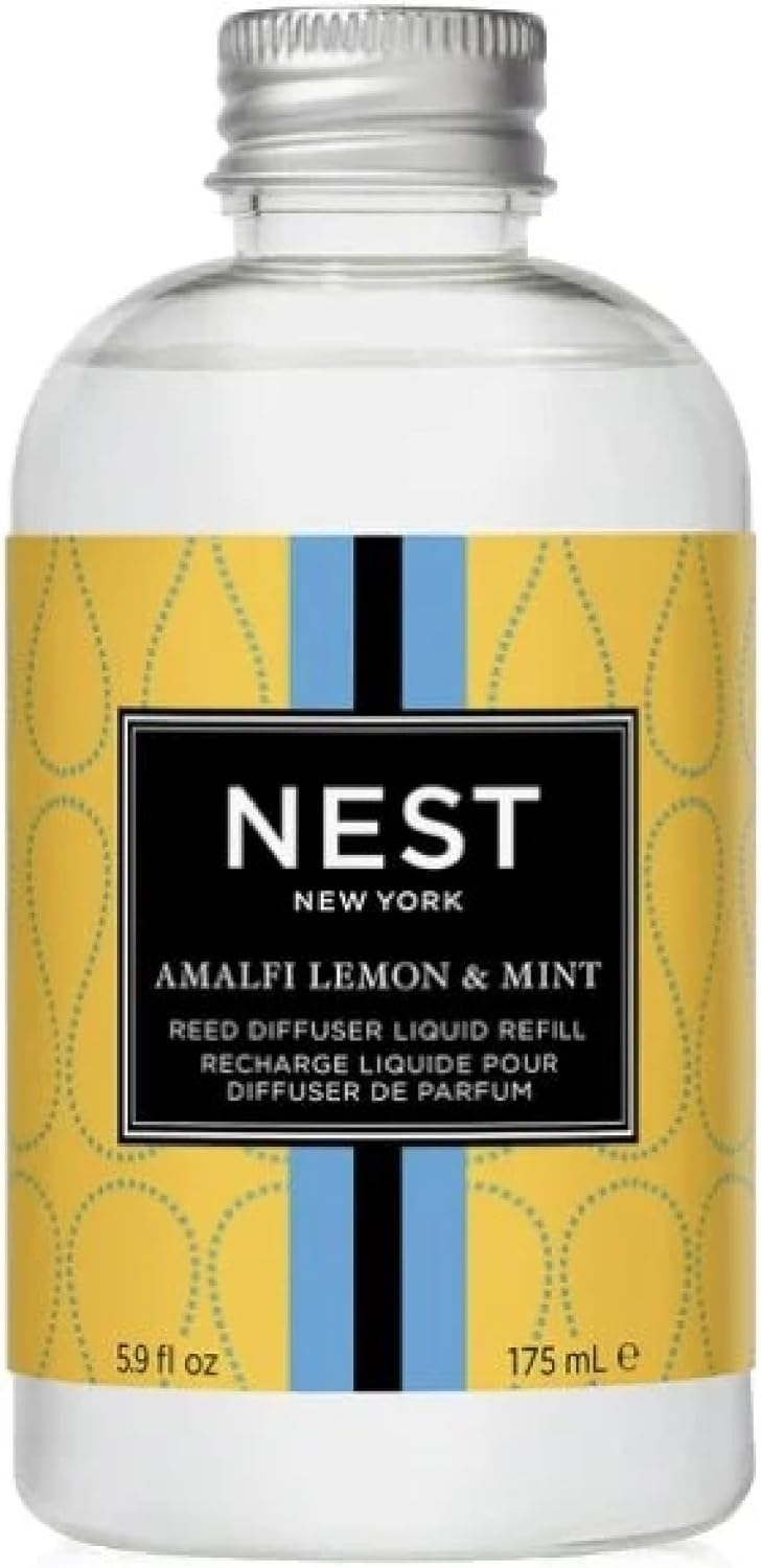 NEST New York Reed Diffuser Liquid Refill, Bamboo - 5.9 fl oz - Fragrance for Up to 90 Days - Flame Free
