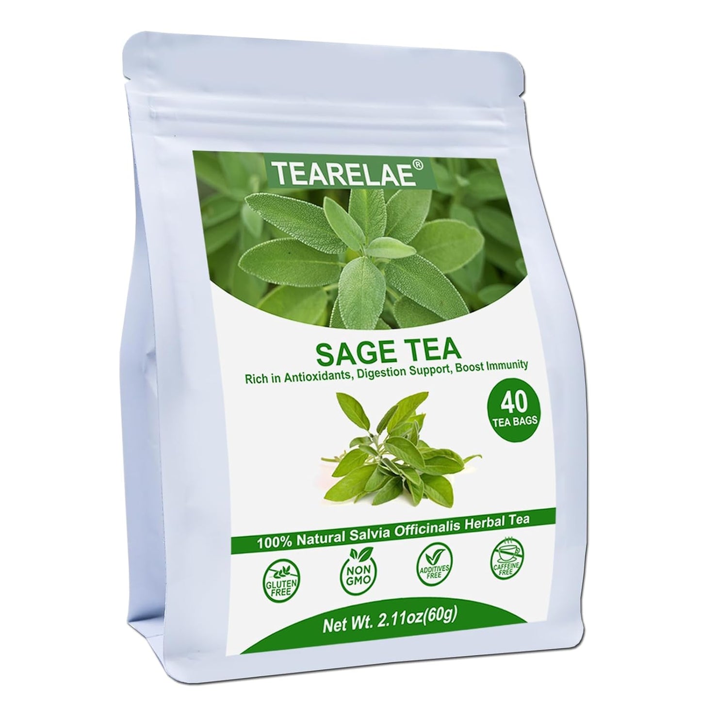 TEARELAE - Linden Tea Bags, 45 Count - Premium Natural Linden Flower & Leaf - Cut & Sifted Te de Tilo - Caffeine-free - Non-GMO - Soothing Herbal Tea for Evening Relaxation