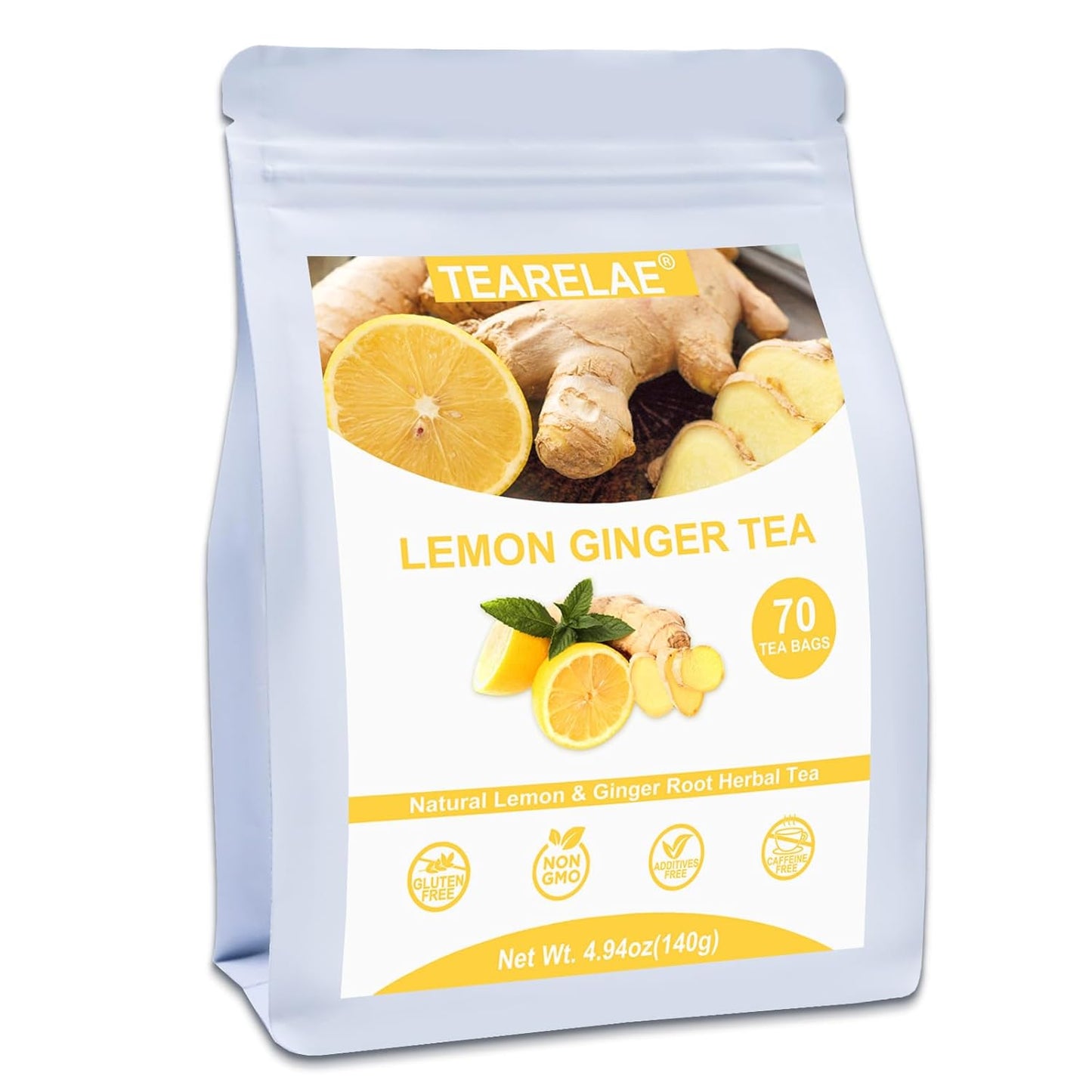 TEARELAE - Linden Tea Bags, 45 Count - Premium Natural Linden Flower & Leaf - Cut & Sifted Te de Tilo - Caffeine-free - Non-GMO - Soothing Herbal Tea for Evening Relaxation