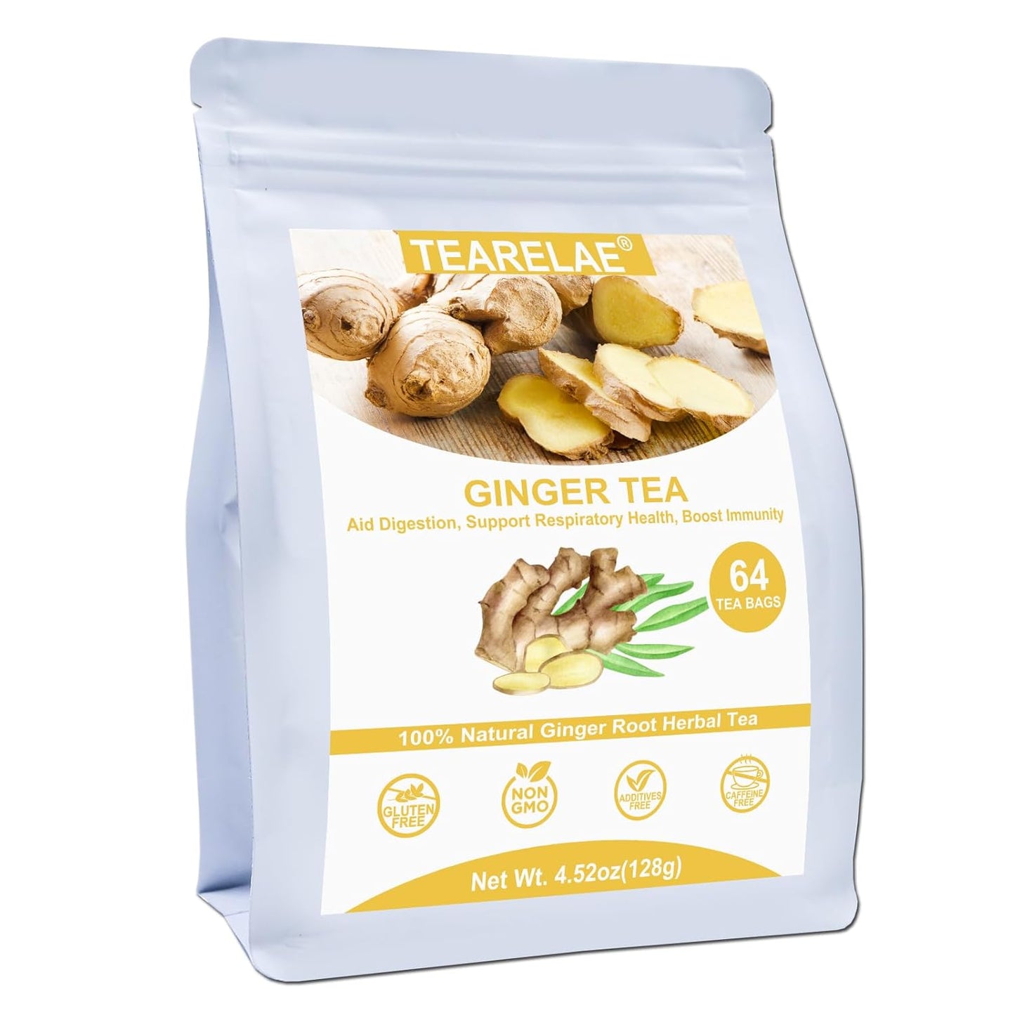 TEARELAE - Linden Tea Bags, 45 Count - Premium Natural Linden Flower & Leaf - Cut & Sifted Te de Tilo - Caffeine-free - Non-GMO - Soothing Herbal Tea for Evening Relaxation