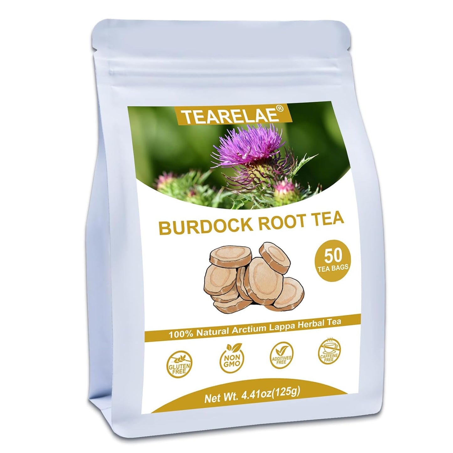TEARELAE - Linden Tea Bags, 45 Count - Premium Natural Linden Flower & Leaf - Cut & Sifted Te de Tilo - Caffeine-free - Non-GMO - Soothing Herbal Tea for Evening Relaxation