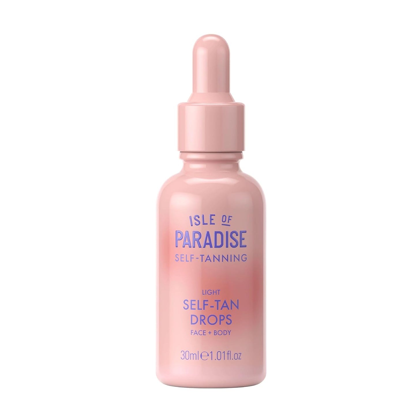 Isle of Paradise Self Tanning Face & Body Drops- Self Tanner Drops for a Natural Bronze, Long-lasting Tan, Cruelty Free, Fragrance Free & Dermatologist-Approved, 1.01 fl. oz