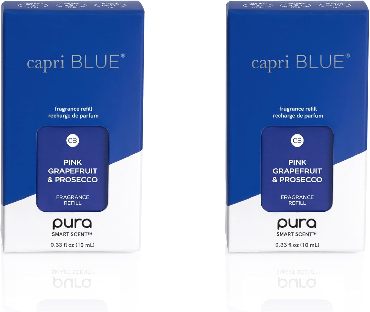 Capri Blue Pura Smart Home Plug-in Diffuser Refills – Includes 2 Capri Blue Pura Refills for Plug In Diffusers for Home - Long Lasting Luxury Scents - Volcano (Pack of 2)