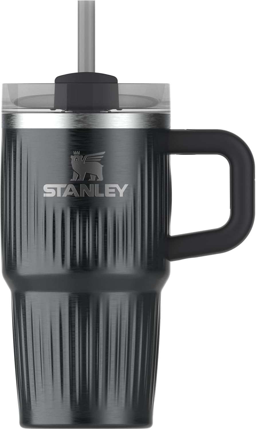 STANLEY Quencher H2.0 Tumbler with Handle and Straw 40 oz | Flowstate 3-Position Lid | Cup Holder Compatible for Travel | Insulated Stainless Steel Cup | BPA-Free | Cherry Blossom