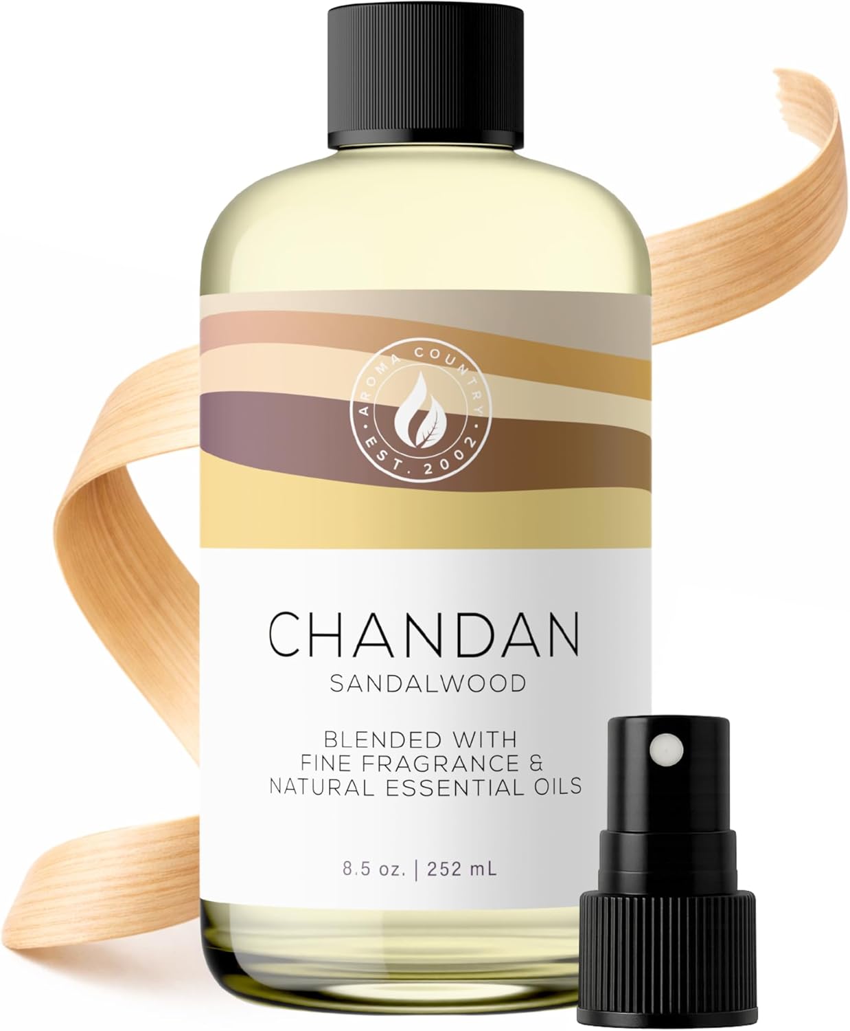 Aroma Country White Tea Diffuser Oil - Luxury Essential Oils for Diffuser Refill & Air Freshener Room Spray, Long-Lasting, Natural Home Fragrance and Hotel Scent for Diffusers & Machines (8.5 Fl Oz)