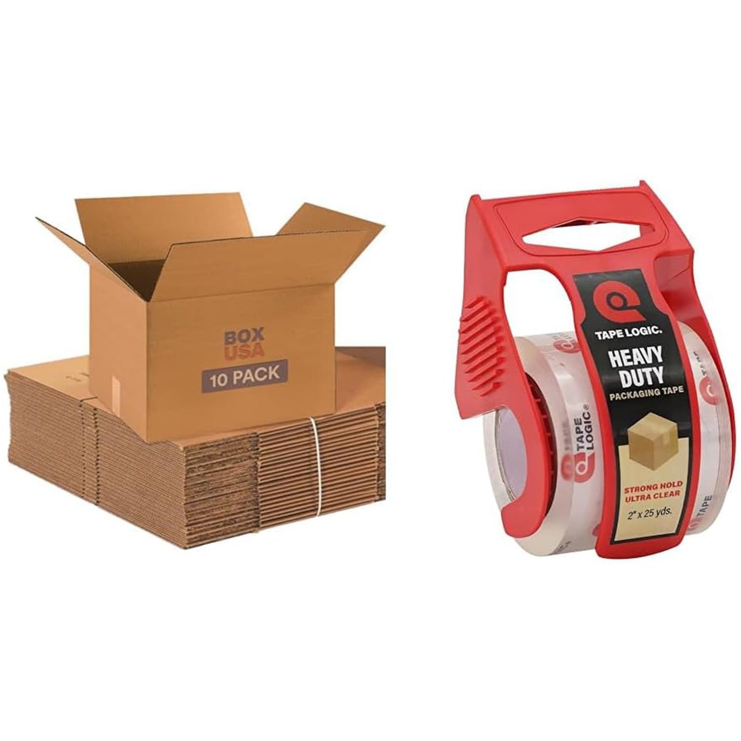 BOX USA Moving Boxes Medium 18"L x 14"W x 12"H 10-Pack | Corrugated Cardboard Box for Shipping, Mailing, Packing, Packaging and Storage 18x14x12