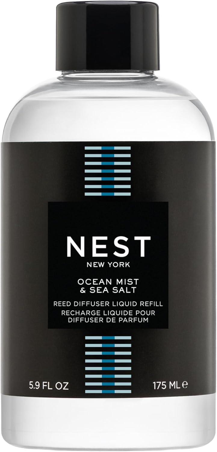 NEST New York Reed Diffuser Liquid Refill, Bamboo - 5.9 fl oz - Fragrance for Up to 90 Days - Flame Free