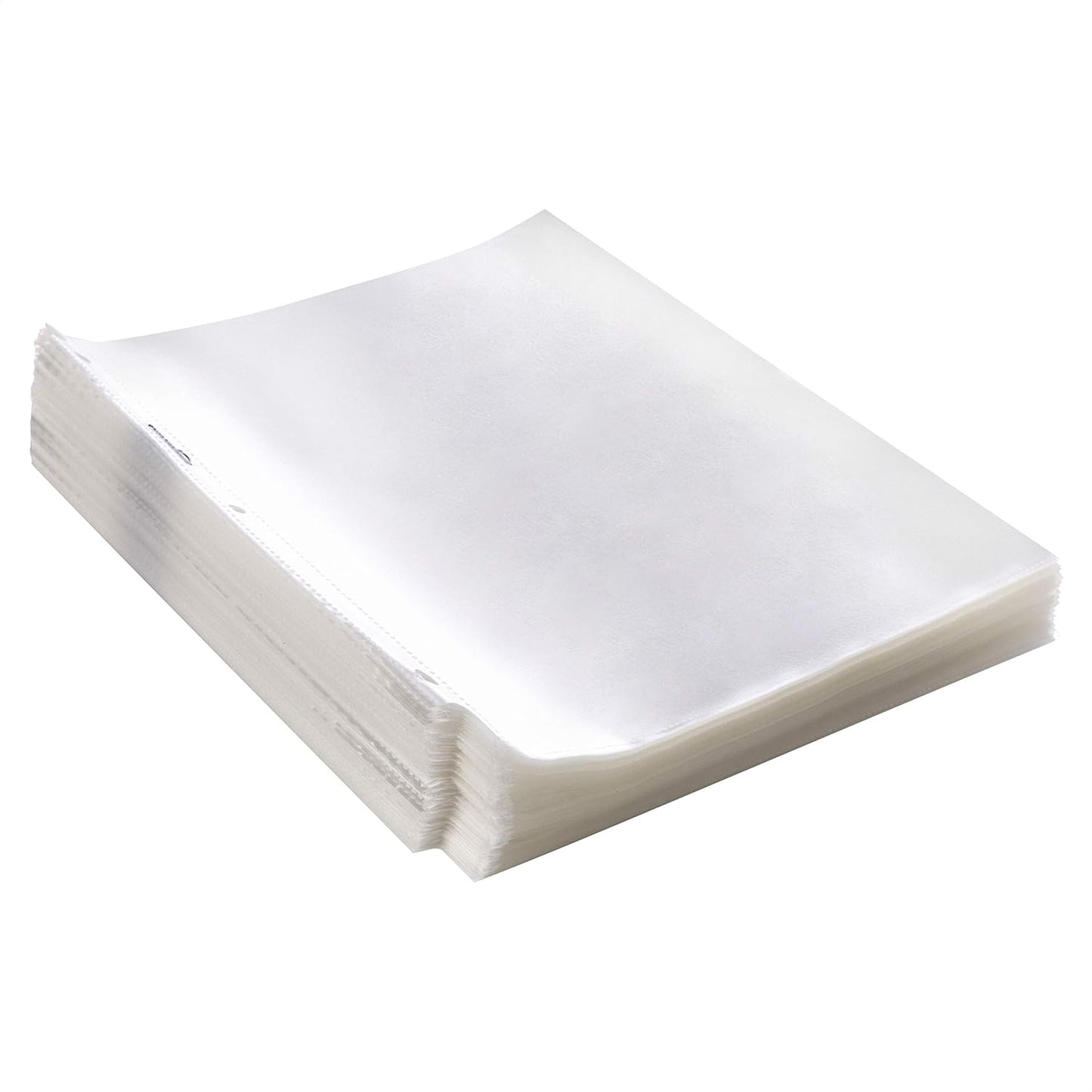 Amazon Basics Sheet Protectors for 3 Ring Binder, Heavyweight, Acid-Free, Clear Plastic Sleeves, Letter Size, 8.5 x 11 Inch, 100-Pack