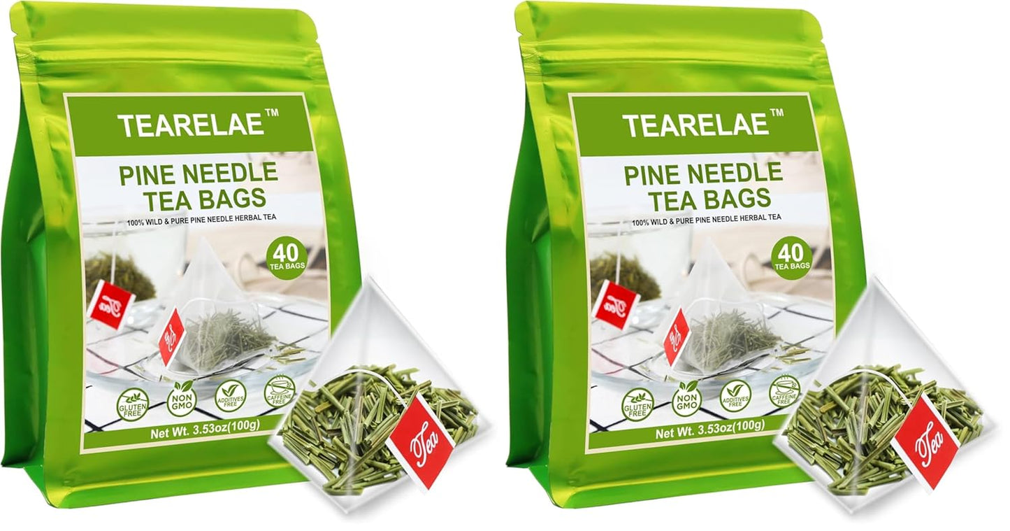 TEARELAE - Linden Tea Bags, 45 Count - Premium Natural Linden Flower & Leaf - Cut & Sifted Te de Tilo - Caffeine-free - Non-GMO - Soothing Herbal Tea for Evening Relaxation
