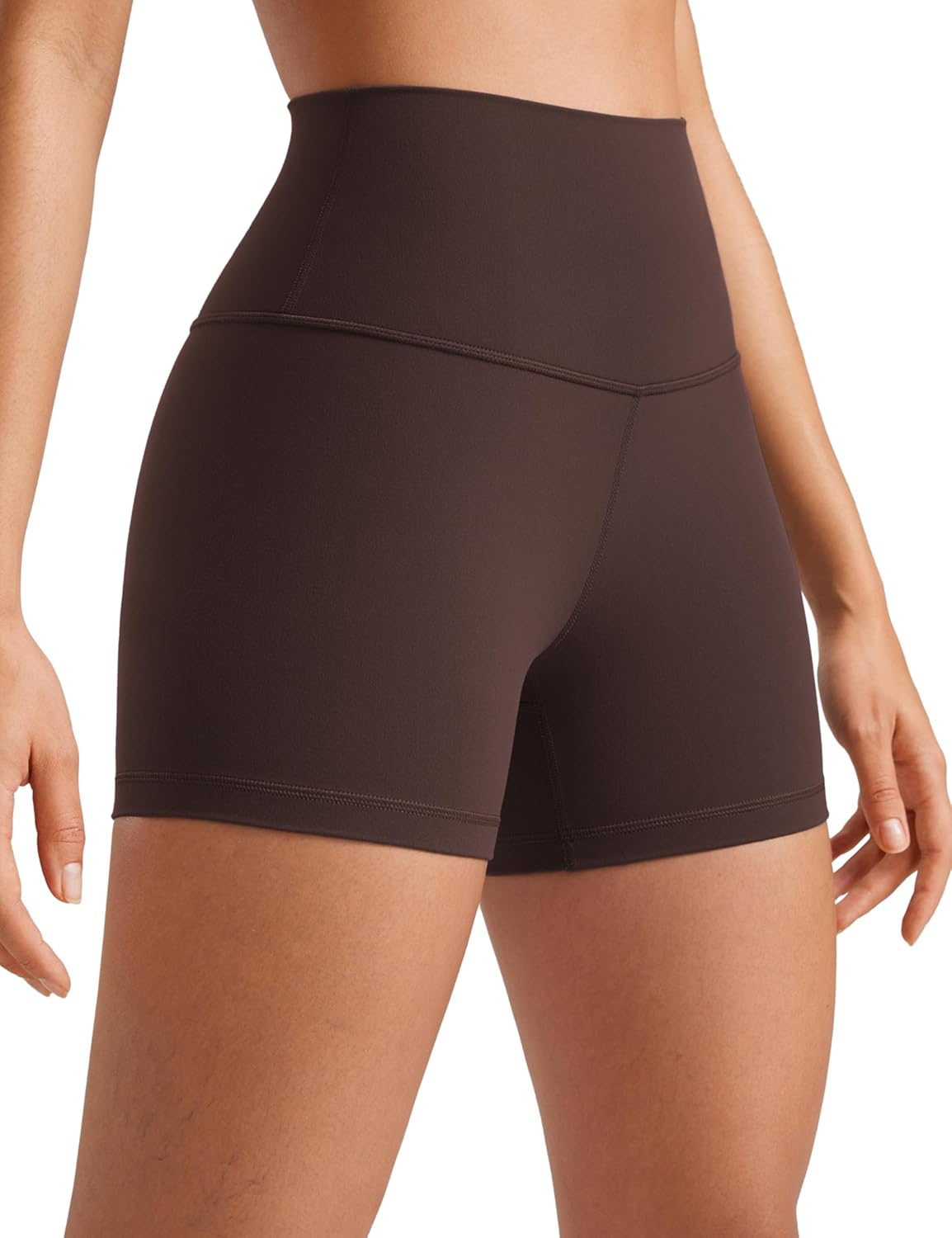 CRZ YOGA Butterluxe Biker Shorts 4'' - High Waisted Booty Workout Volleyball Yoga Womens Spandex