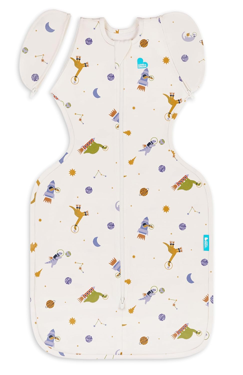 Love to Dream Swaddle UP, Baby Sleep Sack, Self-Soothing Swaddles for Newborns, Improves Sleep, Snug Fit Helps Calm Startle Reflex, New Born Essentials for Baby, Small 8-13lbs, Gray