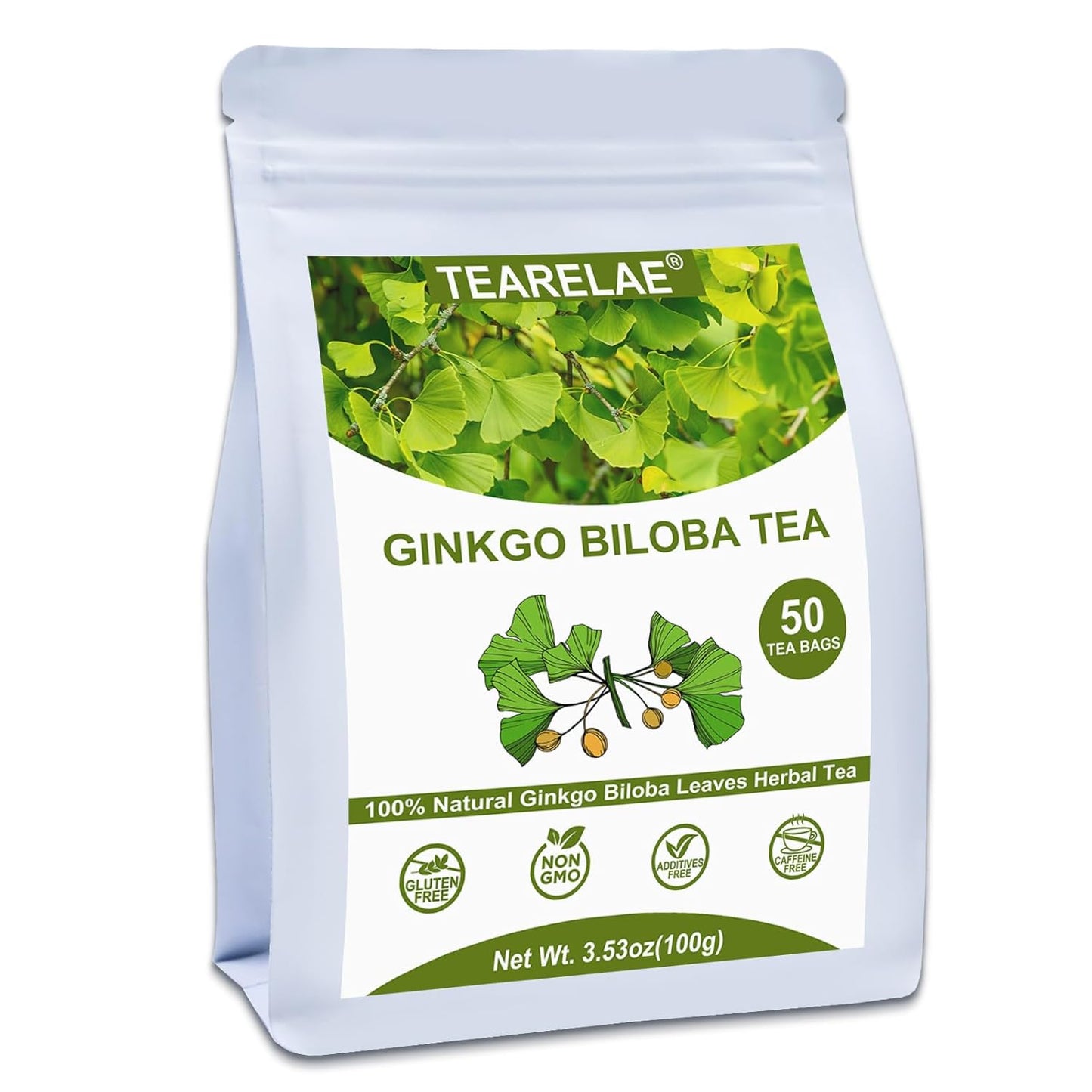 TEARELAE - Linden Tea Bags, 45 Count - Premium Natural Linden Flower & Leaf - Cut & Sifted Te de Tilo - Caffeine-free - Non-GMO - Soothing Herbal Tea for Evening Relaxation