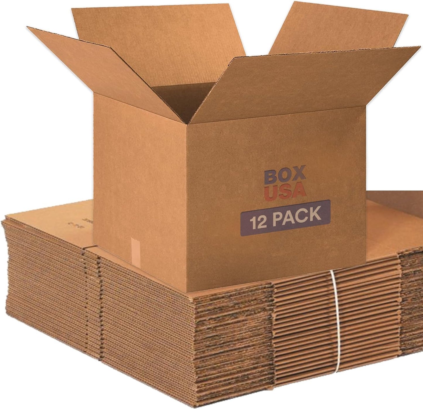 BOX USA Moving Boxes Medium 18"L x 14"W x 12"H 10-Pack | Corrugated Cardboard Box for Shipping, Mailing, Packing, Packaging and Storage 18x14x12