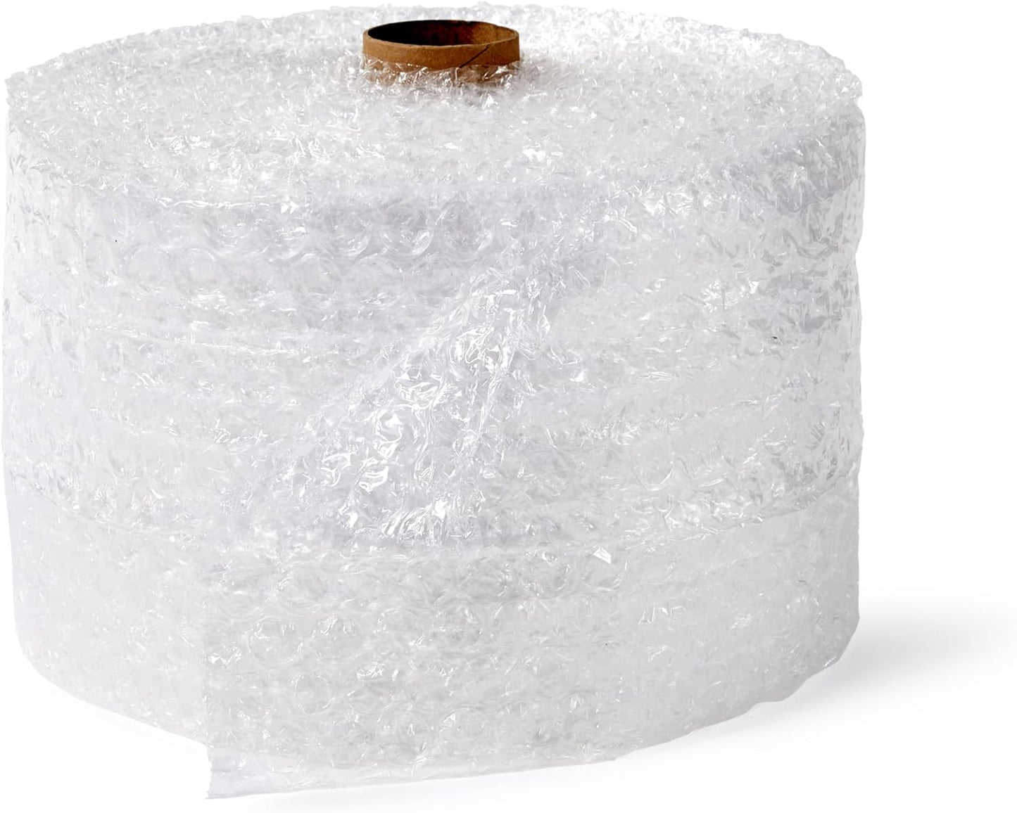 Amazon Basics Bubble Wrap for Moving, Packing, Shipping and Storage, Perforated Protective Cushioning for Fragile Items, 12-inch x 175-ft Long Roll, Small 3/16", Clear