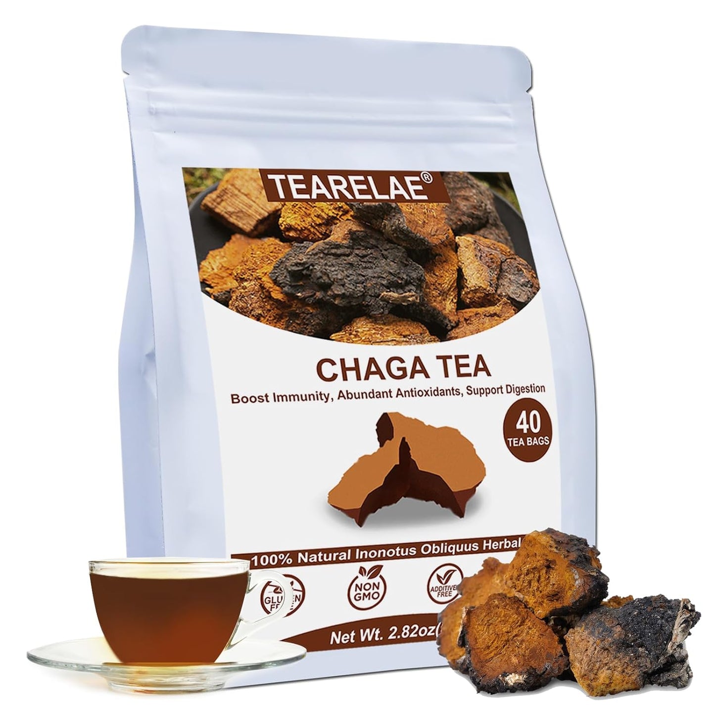 TEARELAE - Linden Tea Bags, 45 Count - Premium Natural Linden Flower & Leaf - Cut & Sifted Te de Tilo - Caffeine-free - Non-GMO - Soothing Herbal Tea for Evening Relaxation