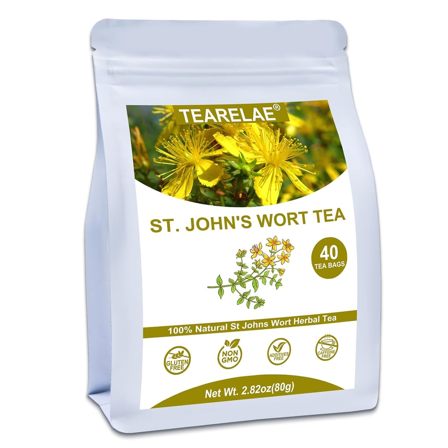 TEARELAE - Linden Tea Bags, 45 Count - Premium Natural Linden Flower & Leaf - Cut & Sifted Te de Tilo - Caffeine-free - Non-GMO - Soothing Herbal Tea for Evening Relaxation