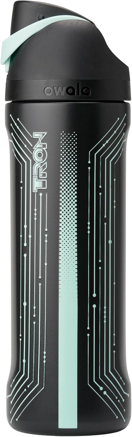 Owala Disney Princess FreeSip Insulated Stainless Steel Water Bottle with Straw for Sports and Travel, BPA-Free Sports Water Bottle, 24 oz, Rapunzel