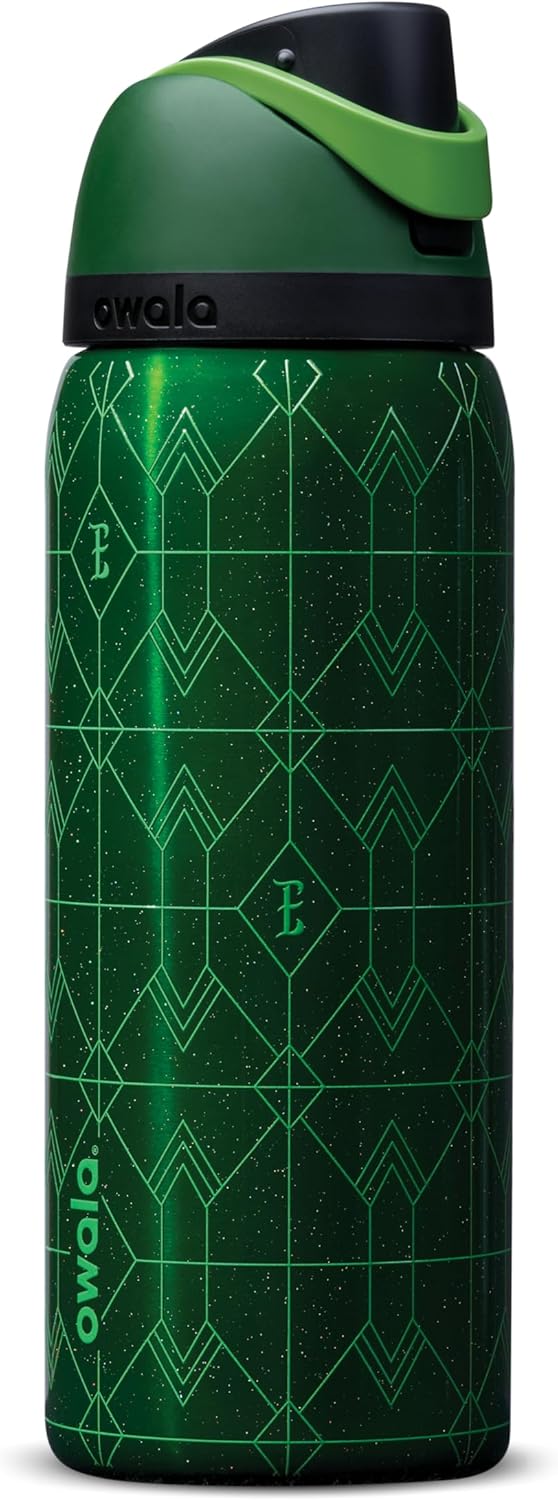 Owala Disney Princess FreeSip Insulated Stainless Steel Water Bottle with Straw for Sports and Travel, BPA-Free Sports Water Bottle, 24 oz, Rapunzel