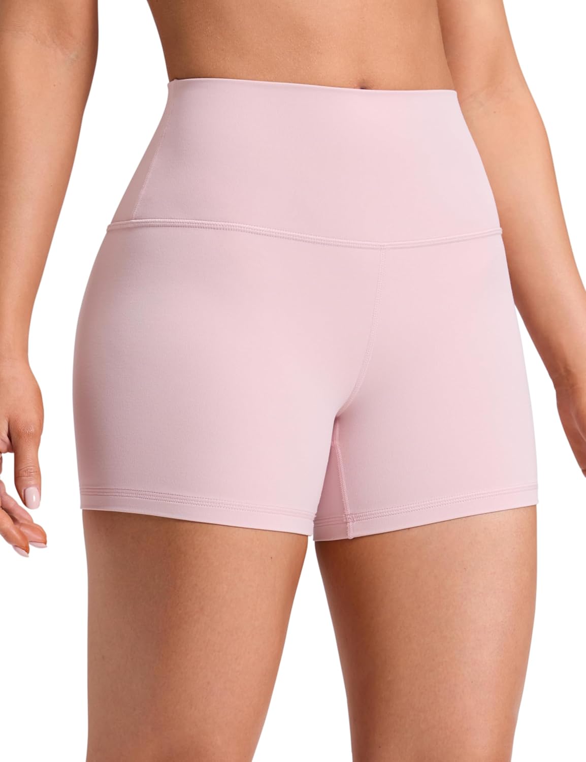 CRZ YOGA Butterluxe Biker Shorts 4'' - High Waisted Booty Workout Volleyball Yoga Womens Spandex