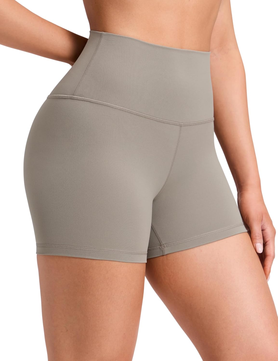 CRZ YOGA Butterluxe Biker Shorts 4'' - High Waisted Booty Workout Volleyball Yoga Womens Spandex