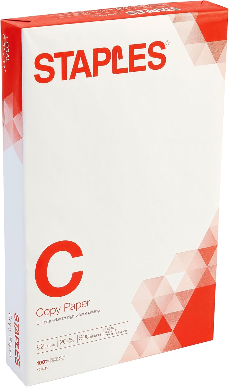 TRU RED 8.5x11 Copy Paper 20 lb. 92-Bright 5000 Sheets/Carton, For Office, School & Home
