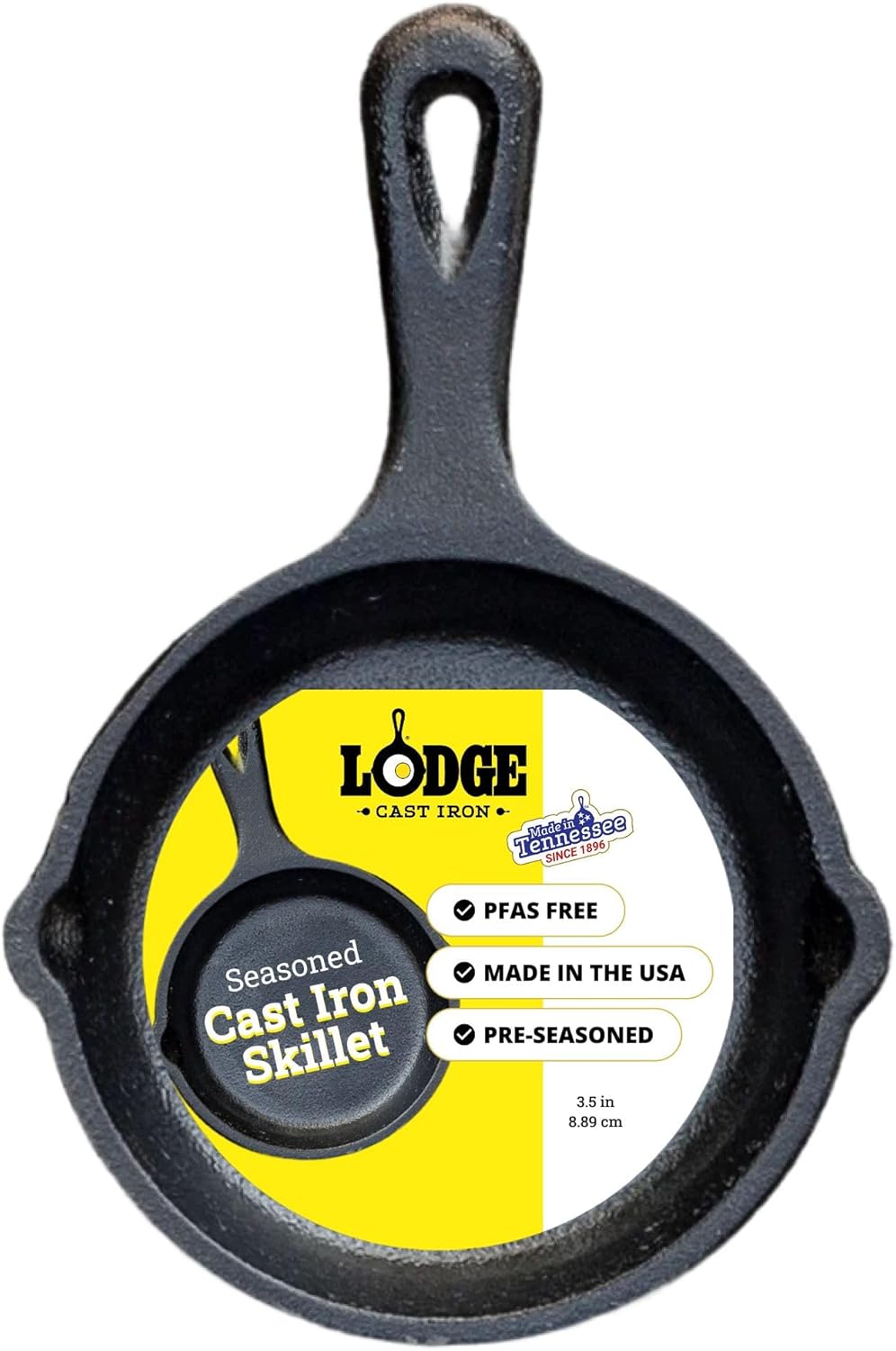Lodge Seasoned Cast Iron Skillet - Quality Frying Pan for the Stove, Oven, Grill & Campfire - Includes Silicone Hot Handle Holder - Non-Toxic, Nonstick & Long-Lasting - 12 Inches