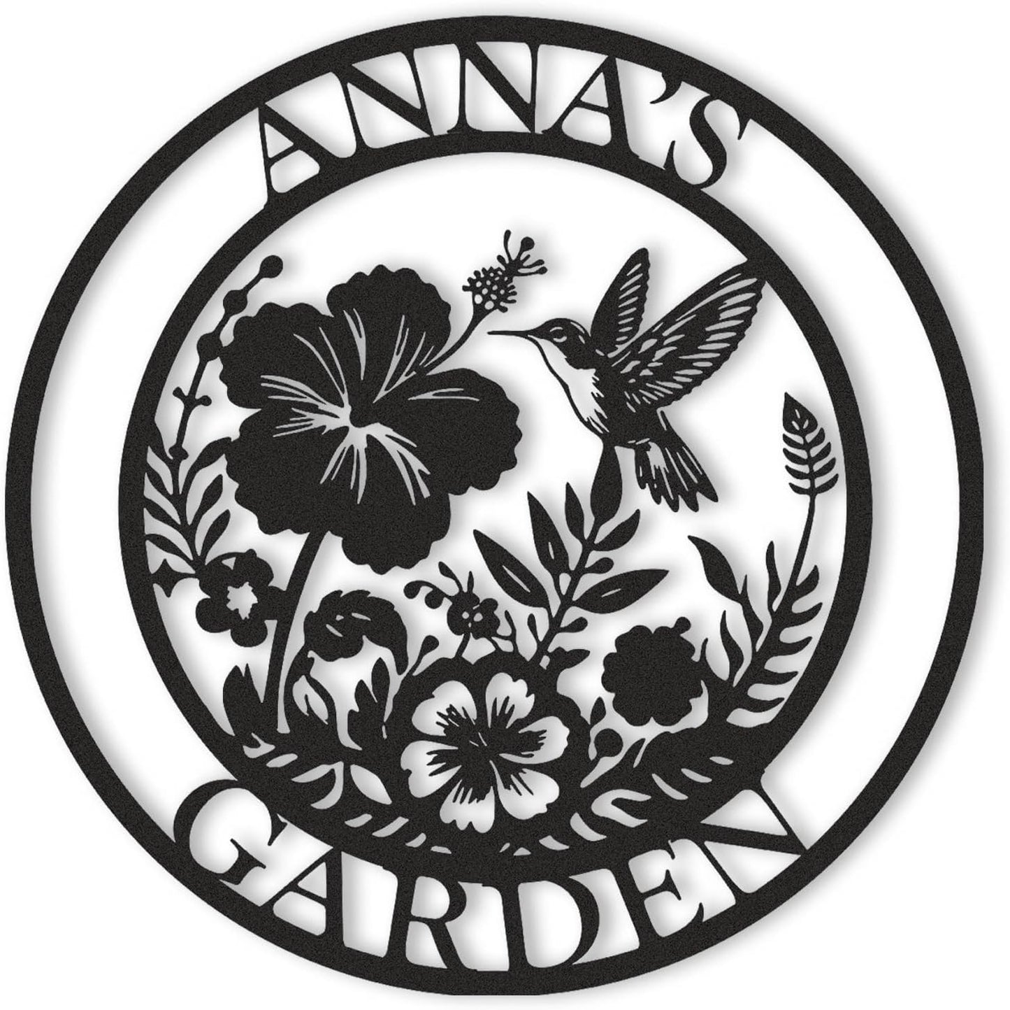 Metal Signs Customized | Personalized Garden Stake Metal Sign | Custom Metal Garden Sign | Personalized Garden Name Sign | Custom Sign Outdoor Metal | Gardening Decor Gifts for Gardeners
