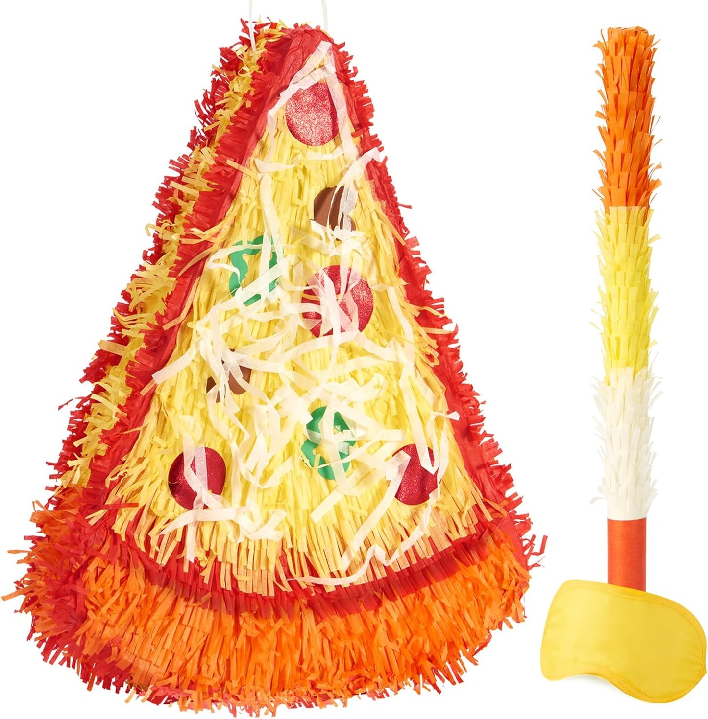 WERNNSAI Easter Bunny Piñata - Easter Rabbit Piñata Spring Pinata with Blindfold and Stick for Birthday Party Decoration Baby Shower School Activities Game Spring Party Game