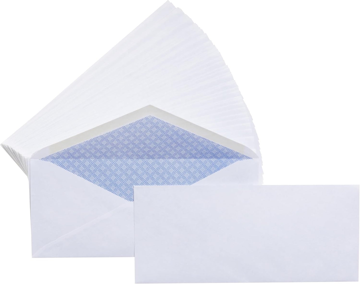Amazon Basics #10 Security-Tinted Self-Seal Business Envelopes for Documents, Privacy, Home & Office, White, 500-Pack